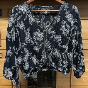 Amuse Beaded Cropped Top